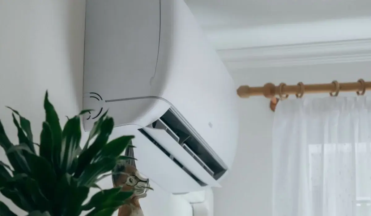 Newly installed air conditioner in a Bandon home after replacement.